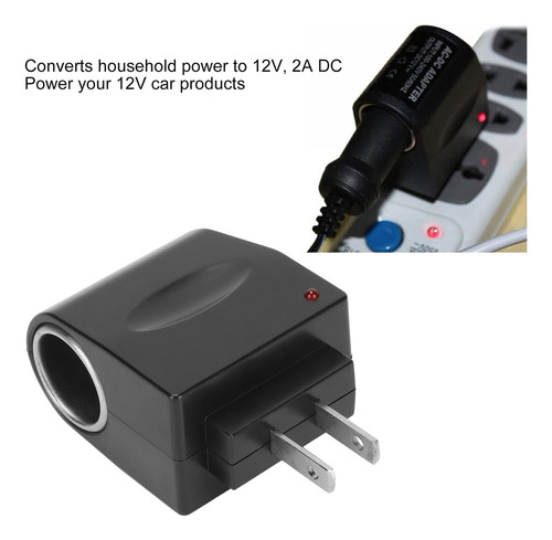 Adaptador De Corriente Para Coche De 240 V Ac A 12 V Dc, Uni