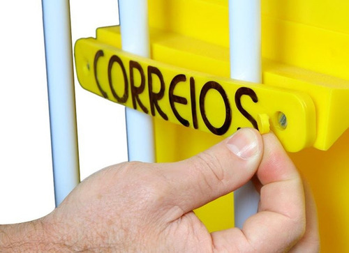 Caixa De Correio/correspondência Master Para Grade 36x26cm