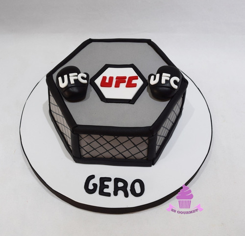 Torta Tematica Ufc - Personalizada Artes Marciales