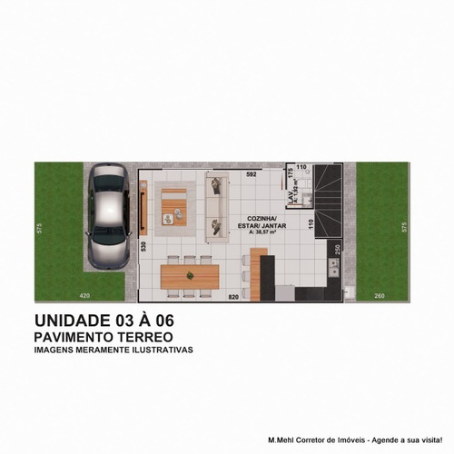 Imagem 5 de 30 de Sobrado Em Condomínio Com 3 Dormitórios À Venda Com 115.28m² Por R$ 597.990,00 No Bairro Bairro Alto - Curitiba / Pr - M2ba-afbg56