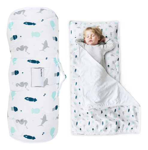 Tapete Para La Siesta Para Niños Pequeños Con Almohada Y Man