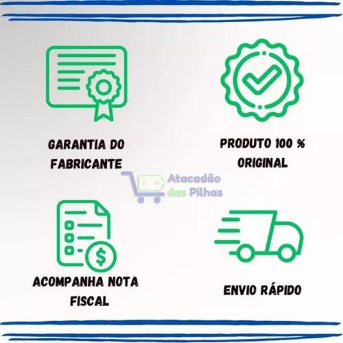Cartela Com 4 Pilhas Aa Alcalina Energy Elgin