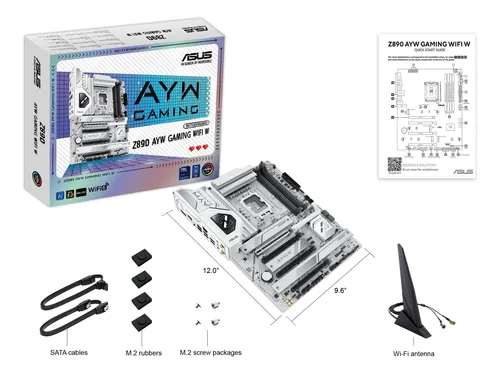 Asus Z890 Ayw Gaming Wifi W Atx Z890 Motorboard, Intel® Core