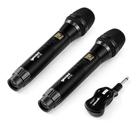 Microfono Inalambrico Gemini Sound Gmu-m200 2 Pzs -negro