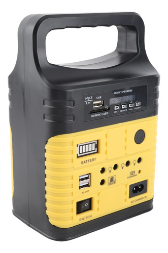 Generador Eléctrico Exterior, Iluminación Solar Portátil