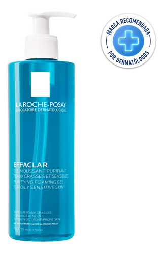 Gel Effaclar gel purificante La Roche-Posay día/noche para piel grasa de 400mL/400g 10+ años