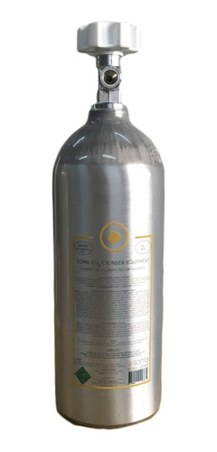 Cilindro Co2 Alumínio Soma 2l + Valvula 