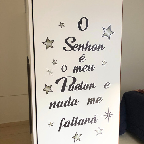 10 Adesivos Salmo 23 O Senhor É Meu Pastor E Nada Me Faltará