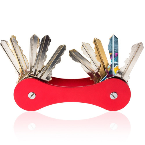 Llavero Organizador De Llaves Rojo Clever Smart Key G1025