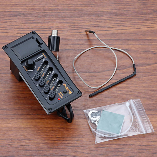 Guitarra Acústica Pastilla Piezoeléctrica Preamplificador