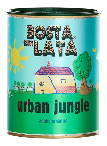 Fertilizante Orgânico Bosta Em Lata Urban Jungle 500g - Un