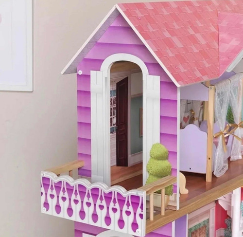 Casa De Muñecas Madera Kidkraft Viviana Con Accesorios (Usado)