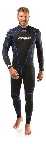 Cressi Maya 0.098 in Hombre (negro/azul) [6/xxl]