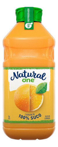 Suco de laranja  Natural One  Ambiente líquido sem glúten 2 L 