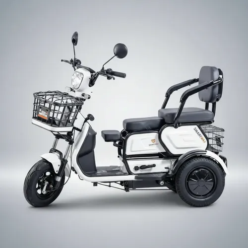 Triciclo Elétrico Smartway Ultra 1000w Adulto Cadeira Idoso Branc...