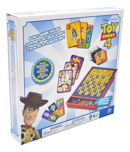 Caja De 6 Juegos En 1 Toy Story 4 Spin Master