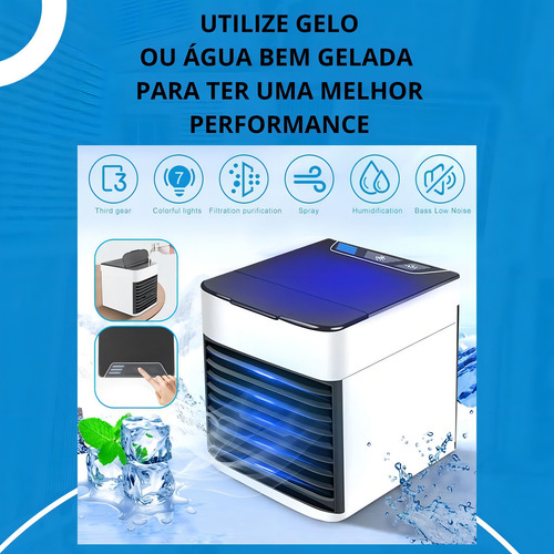 Mini Ar Condicionado Climatizador Umidificador Quarto Sala