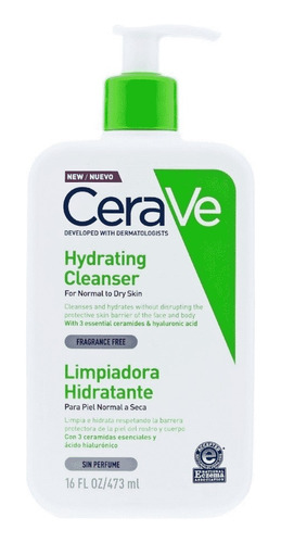 Cerave Gel Limpiador Hidratante 473 Ml