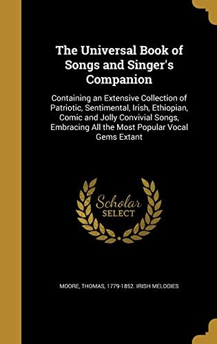 The Universal Book Of Songs And Singers Companion Containing