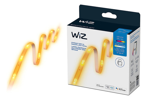 Wiz - Tira De Luz Led Rgb De 13 Pies Que Cambia De Color, Se