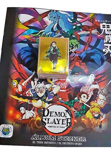 Album Demon Slayers Con Figuras A Pegar - Envio Gratis