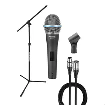 Comprar Microfono Dinamico Cardioide Modelo Sm58 + Pie + Cable Combo