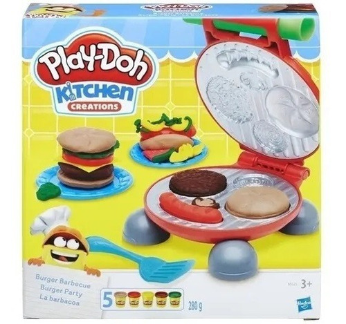 Massinha De Modelar Play Doh Festa Do Hamburguer - Hasbro