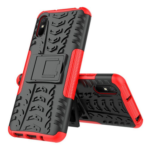 B Funda Rígida De Doble Capa Para Xiaomi Redmi 9at Bumper