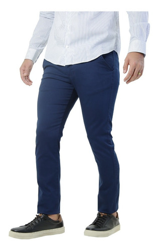 Imagem 1 de 4 de Calça Sarja Casual Iron Marinho