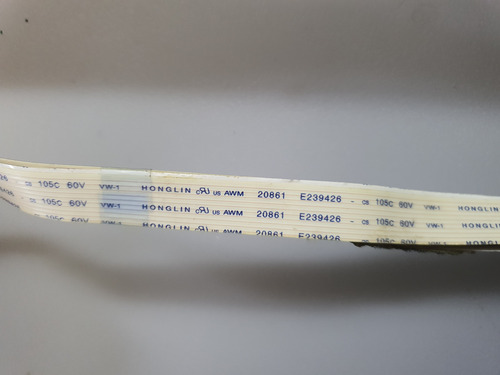 Tira Flex Honglin Ru Awm 20861 E239426 105c 60v Serie C20 (Usado)