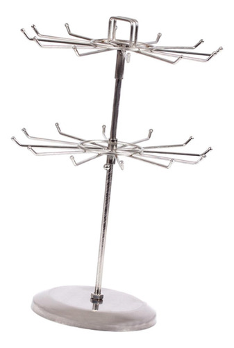 Soporte Giratorio Para Collares, Organizador De Argén