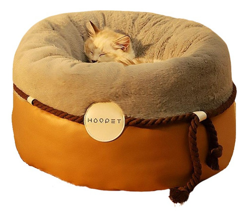 Cama Nido Para Mascotas Suave Y Acogedora Felpa Talla M