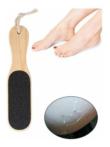 Lima Para Pies Mango Madera