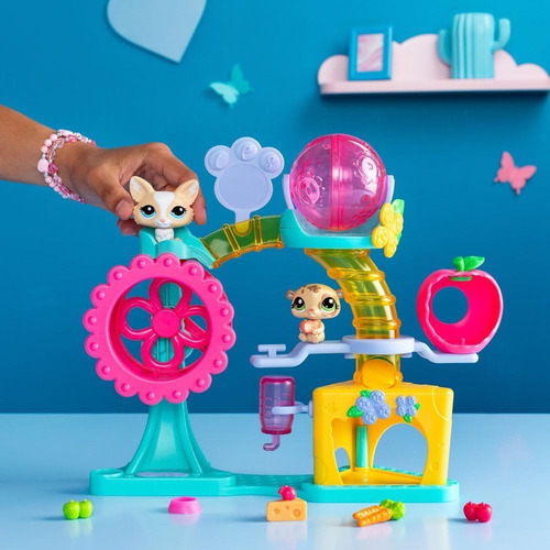 Muñecos Littlest Pet Shop Fun Factory Playset - Original