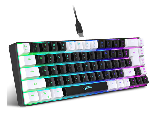 Teclado Mecánico Con Sensación De Juego/oficina Con Cable Pa