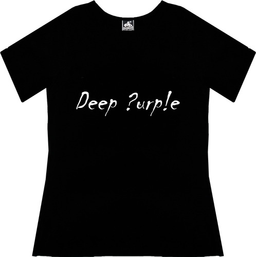 Blusa Deep Purple Dama Rock Metal Tv Camiseta Urbanoz