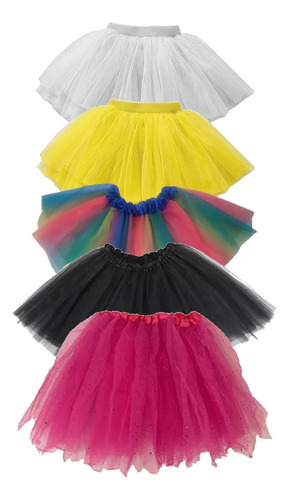 Saia Saiote Tule Tutu Infantil Festas - Fantasia- Carnaval