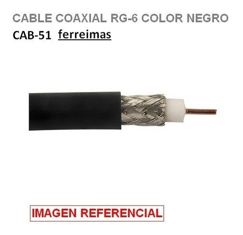 Cable Coaxial Rg-6 Tv Cable 