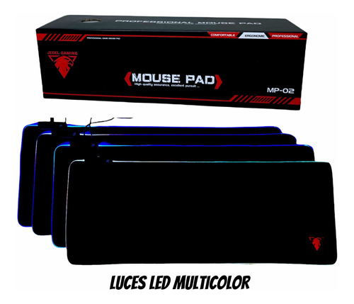 Mouse Pad Con Luz Led Medidas 30cm X 80cm Antideslizante