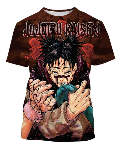 Camiseta Jujutsu Kaisen Imprime Ropa Callejera En 3d