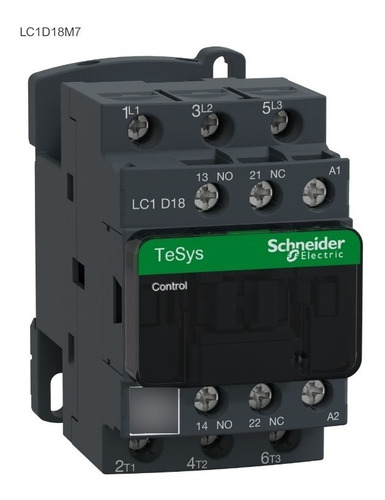 Contactor  Tesys 18amp 220vac  Lc1d18m7 Schneider Electric