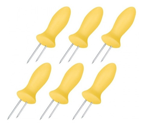 Pinchos Para Choclo X 6 Decorados Con Forma  103