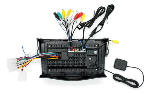 Auto Radio Estéreo Android Gps Para Toyota Rav4 2006-2011 Color Black