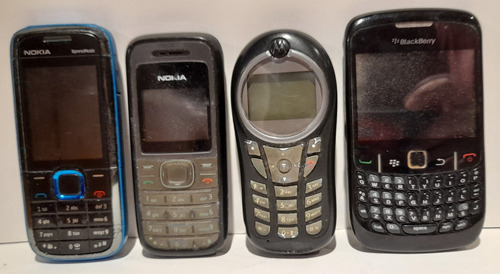 Lote 4 Celulares Antiguos - Retro Sin Cargador Ni Bateria (Usado)