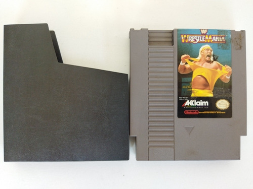 Nintendo Nes Wrestle Mania Cartucho Juego Lucha