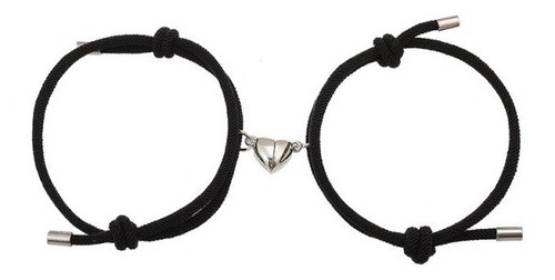 Imagen 3 de 3 de Pulseras Tejida Infinitos Mujer Hombre Parejas Enamorados