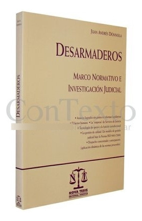 Desarmaderos Marco Normativo E Investigación  Donnola 