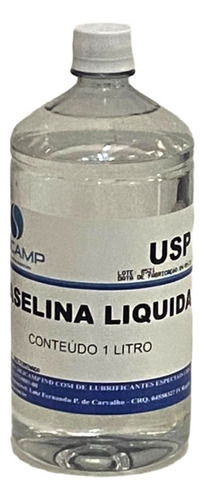 Vaselina Líquida Usp Farmacêutica 1 Litro Incolor Sem Cheiro