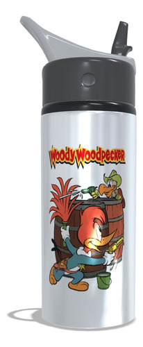 Pica-pau - Squeeze Aluminio Personalizado 600ml Pica-pau/zeca Urubu