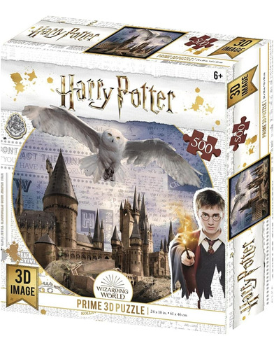 Puzzle Rompecabezas 3d Harry Potter Lechuza Y Castillo 300 P